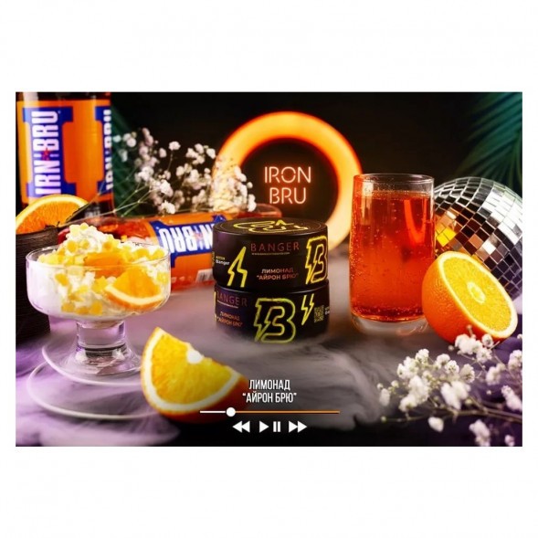 Табак Banger - Iron Bru (Лимонад Айрон Брю, 100 грамм) купить в Ижевске