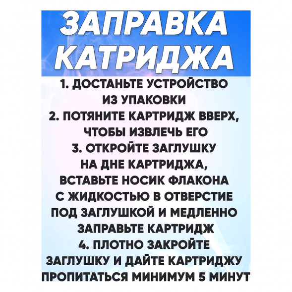 Сменный картридж Brusko - Angry Vape Fury (Прозрачный, 0.8 Ом) купить в Ижевске