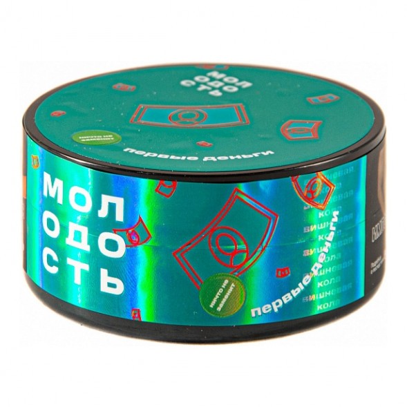 Табак Молодость - Первые Деньги (Вишнёвая Кола, 25 грамм) купить в Ижевске