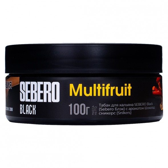 Табак Sebero Black - Multifruit (Сок Мультифрукт, 100 грамм) купить в Ижевске