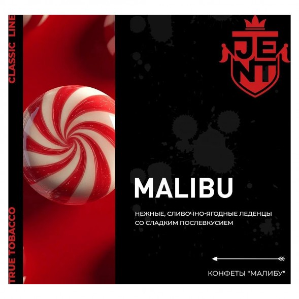 Табак Jent - Malibu (Конфеты &quot;Малибу&quot;, 25 грамм) купить в Ижевске