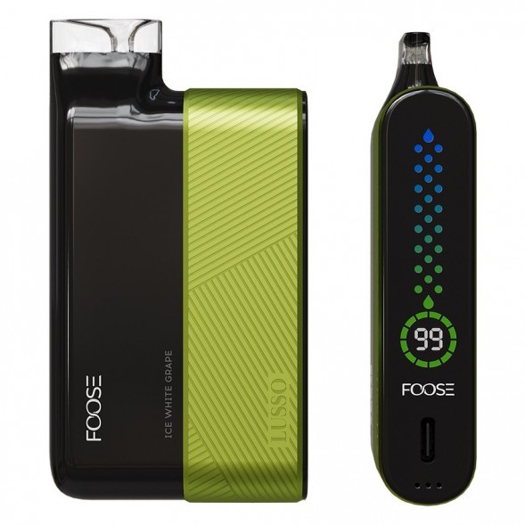 FOOSE LUSSO - Ледяной Белый Виноград (Ice White Grape, 10000 затяжек) купить в Ижевске