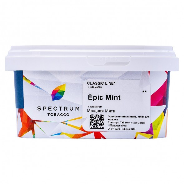 Табак Spectrum - Epic Mint (Мощная Мята, 200 грамм) купить в Ижевске