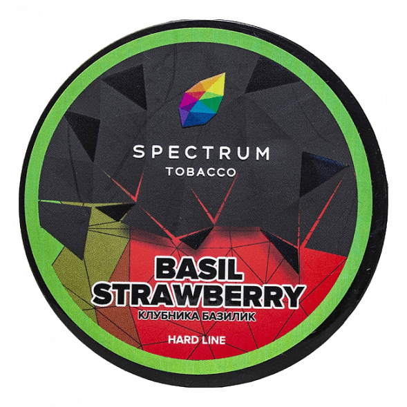 Табак Spectrum Hard - Basil Strawberry (Клубника Базилик, 100 грамм) купить в Ижевске