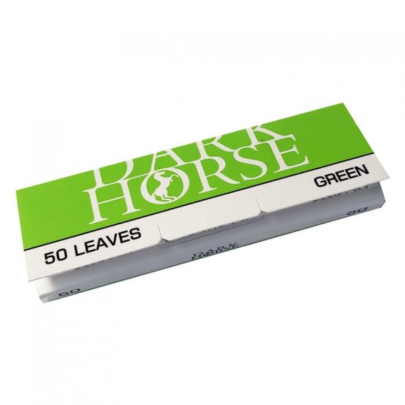Бумага для самокруток DarkHorse - Regular Green (70х37 мм, 50 штук) купить в Ижевске