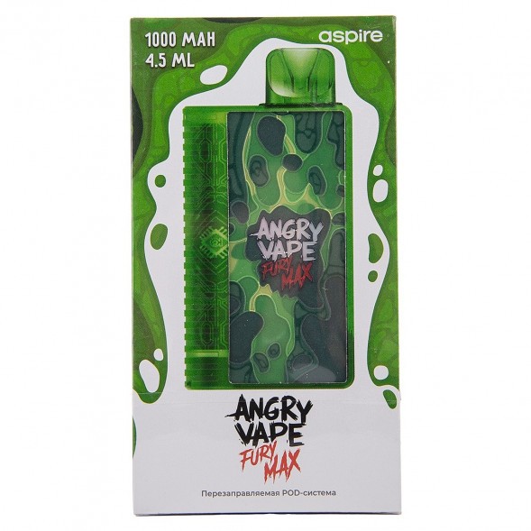 Электронная сигарета Brusko - Angry Vape Fury Max (Зелёный) купить в Ижевске