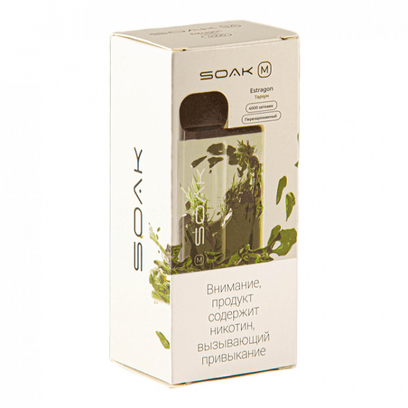 SOAK M - Estragon (Тархун, 4000 затяжек) купить в Ижевске