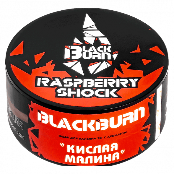 Табак BlackBurn - Raspberry Shock (Кислая Малина, 25 грамм) купить в Ижевске