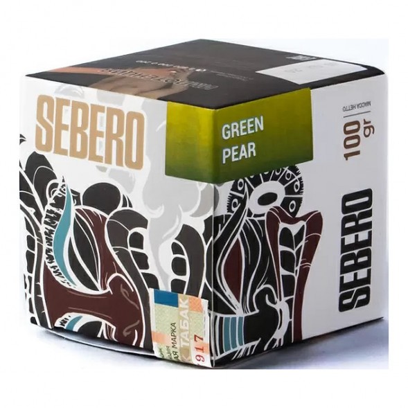 Табак Sebero - Green Pear (Зелёная Груша, 100 грамм) купить в Ижевске