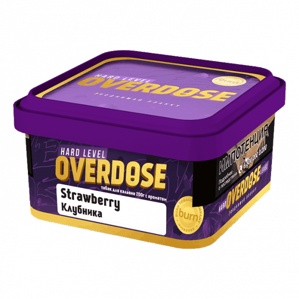 Табак Overdose - Strawberry (Клубника, 200 грамм) купить в Ижевске