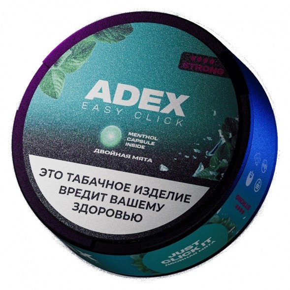 Табак жевательный ADEX ULTRA STRONG WIDE Click - Двойная Мята купить в Ижевске