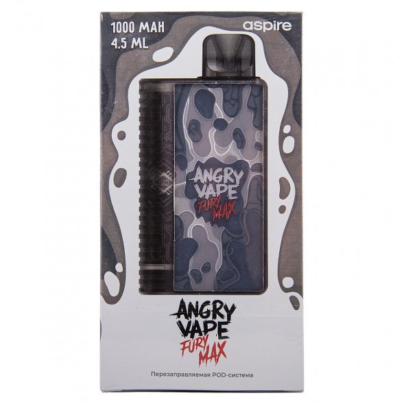 Электронная сигарета Brusko - Angry Vape Fury Max (Чёрный) купить в Ижевске