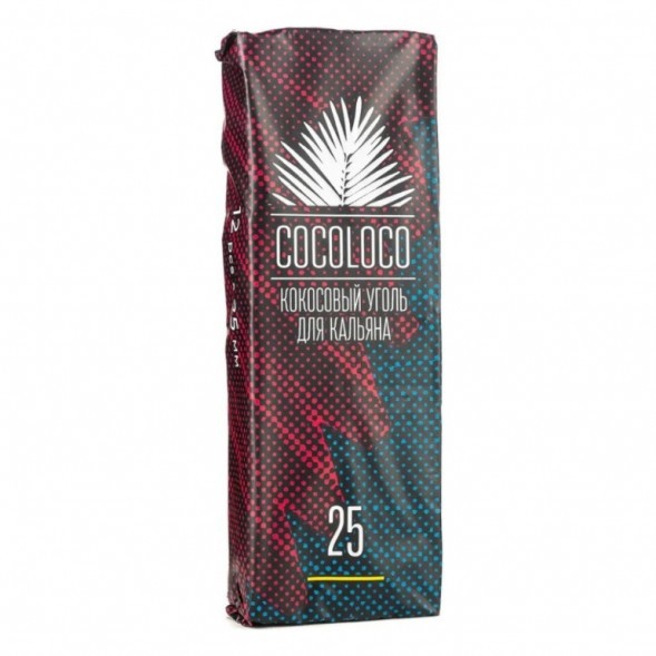 Уголь CocoLoco (25 мм, 12 кубиков) купить в Ижевске