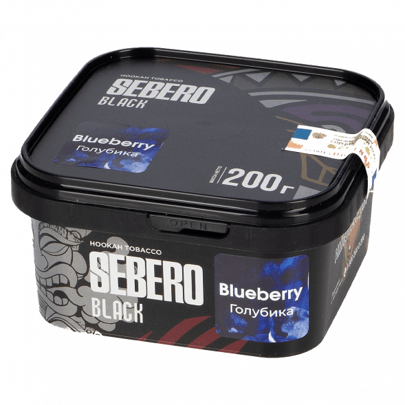 Табак Sebero Black - Blueberry (Голубика, 200 грамм) купить в Ижевске