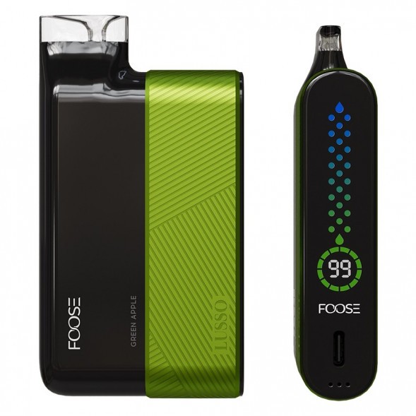 FOOSE LUSSO - Зелёное Яблоко (Green Apple, 10000 затяжек) купить в Ижевске