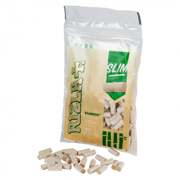 Фильтры для самокруток Rizla+ - Slim Bamboo (150 штук, 15x6 мм) купить в Ижевске
