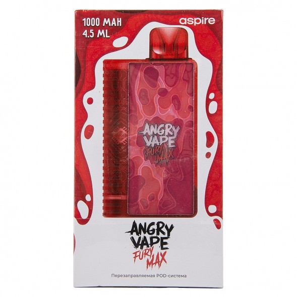 Электронная сигарета Brusko - Angry Vape Fury Max (Красный) купить в Ижевске