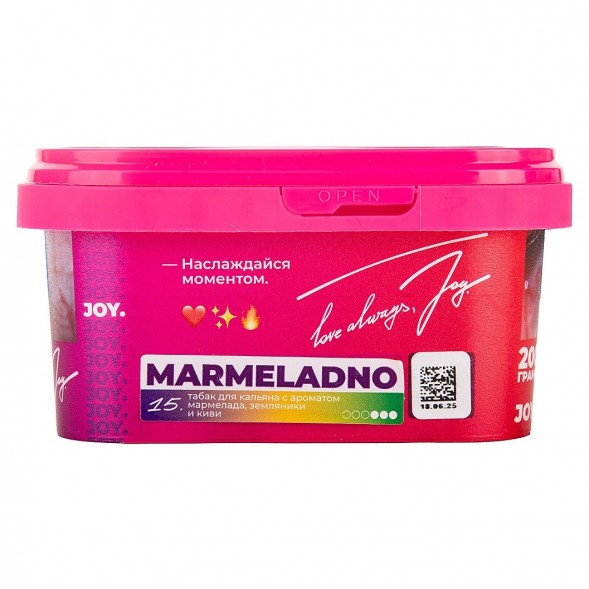 Табак Joy - Marmeladno (Мармелад, Земляника и Киви, 200 грамм) купить в Ижевске