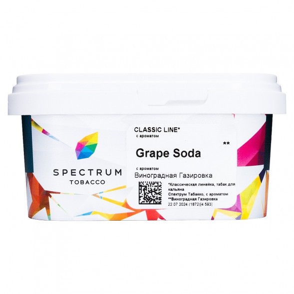 Табак Spectrum - Grape Soda (Виноградная Газировка, 200 грамм) купить в Ижевске