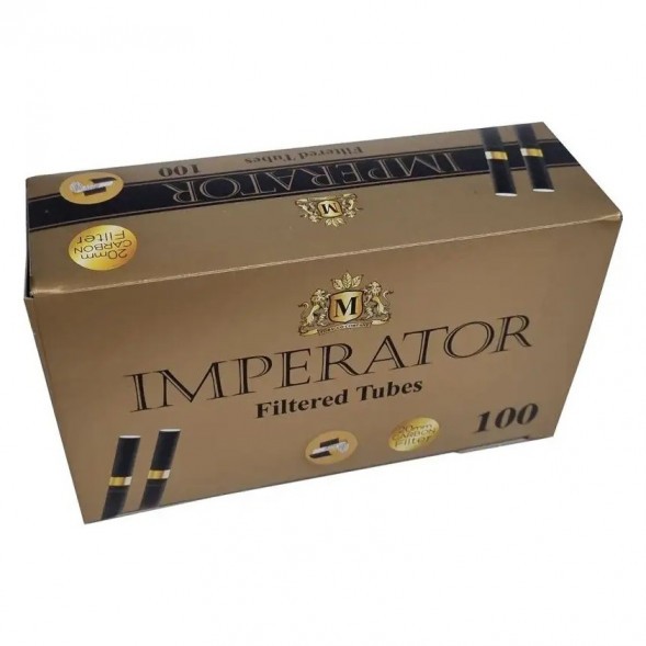 Гильзы сигаретные Imperator - Black Carbon Gold (84х20 мм, 100 шт.) купить в Ижевске