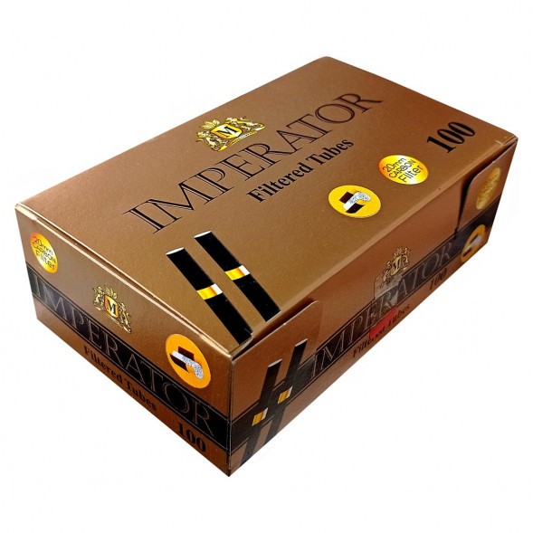 Гильзы сигаретные Imperator - Black Carbon Gold (84х20 мм, 100 шт.) купить в Ижевске