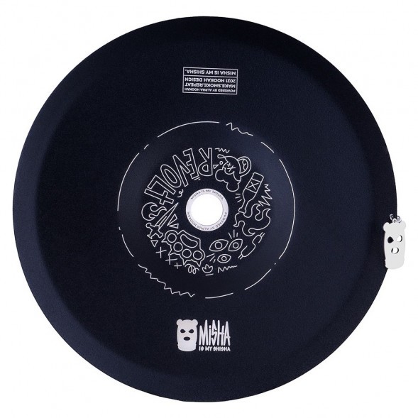 Кальян MISHA Rebel - Revolt Moon Black (Чёрный Белый, Без Колбы) купить в Ижевске