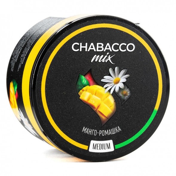 Смесь Chabacco MIX MEDIUM - Mango Camomile (Манго - Ромашка, 40 грамм) купить в Ижевске