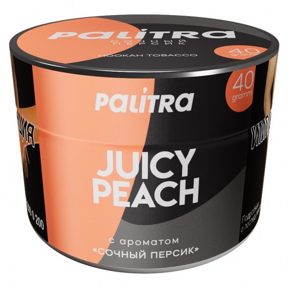 Табак Palitra - Juicy Peach (Сочный Персик, 40 грамм) купить в Ижевске