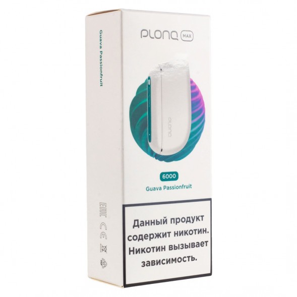 PLONQ MAX - Гуава Маракуйя (6000 затяжек) купить в Ижевске