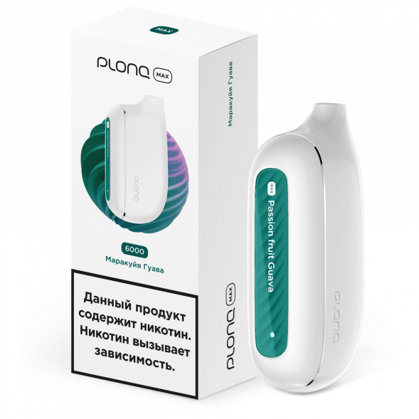 PLONQ MAX - Гуава Маракуйя (6000 затяжек) купить в Ижевске