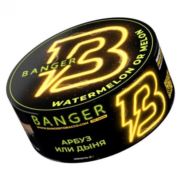 Табак Banger - Watermelon or Melon (Арбуз или Дыня, 100 грамм) купить в Ижевске