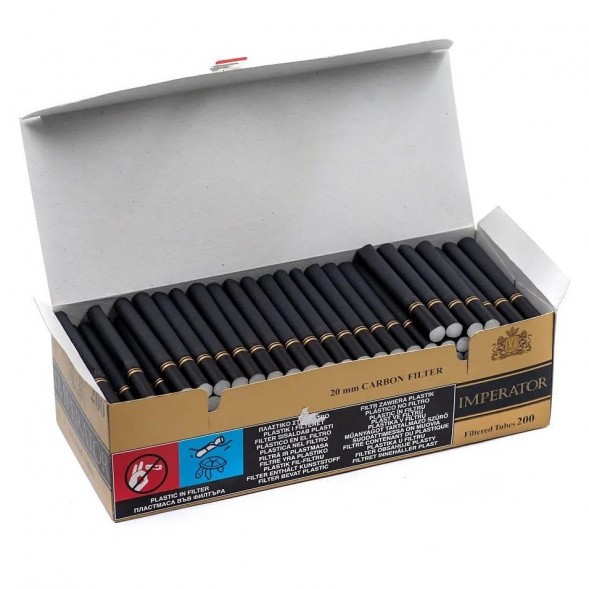 Гильзы сигаретные Imperator - Black Carbon (84х20 мм, 200 шт.) купить в Ижевске