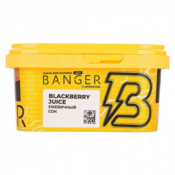 Табак Banger - Blackberry Juice (Ежевичный Сок, 200 грамм) купить в Ижевске
