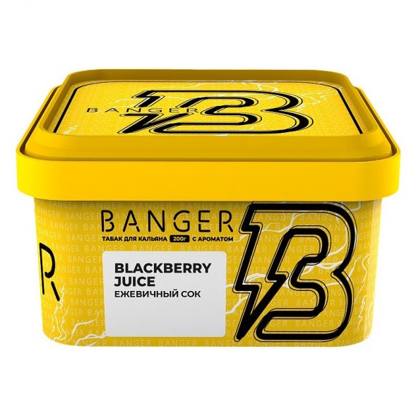 Табак Banger - Blackberry Juice (Ежевичный Сок, 200 грамм) купить в Ижевске