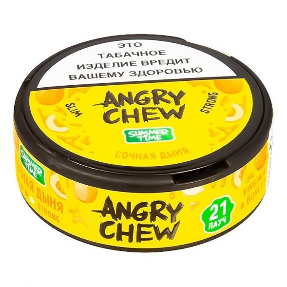 Табак жевательный Angry Chew Slim Strong - Сочная Дыня (12 грамм) купить в Ижевске