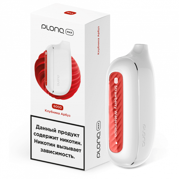 PLONQ MAX - Клубника Арбуз (6000 затяжек) купить в Ижевске