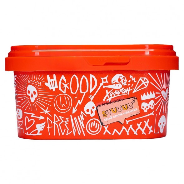 Табак Хулиган - Suuuuu (Белый Персик и Апельсин, 200 грамм) купить в Ижевске