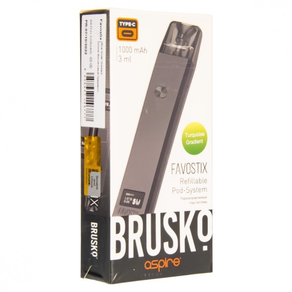Электронная сигарета Brusko - Favostix (Бирюзовый Градиент) купить в Ижевске