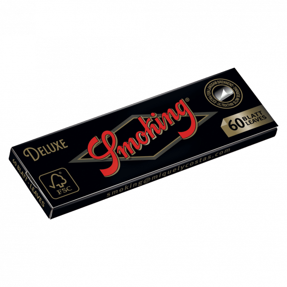 Бумага для самокруток Smoking - Regular Deluxe (70х37 мм, 60 штук) купить в Ижевске