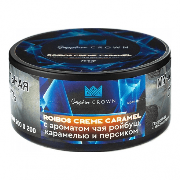 Табак Sapphire Crown - Roibos Creme Caramel (Чай Ройбуш с Карамелью и Персиком, 25 грамм) купить в Ижевске
