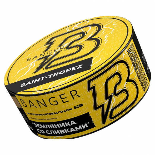 Табак Banger - Saint-Tropez (Земляника со Сливками, 100 грамм) купить в Ижевске