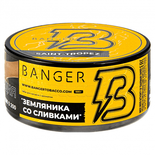 Табак Banger - Saint-Tropez (Земляника со Сливками, 100 грамм) купить в Ижевске