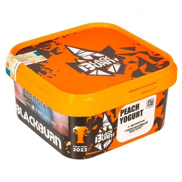 Табак BlackBurn - Peach Yogurt (Персиковый Йогурт, 200 грамм) купить в Ижевске