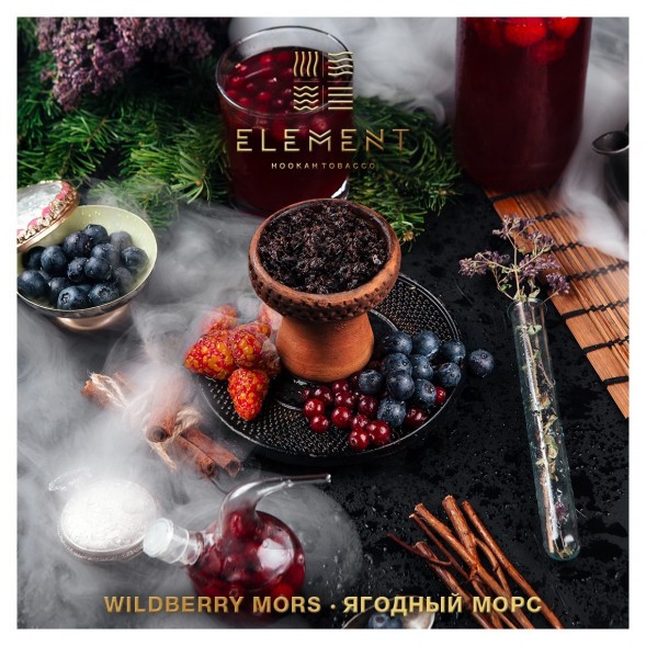 Табак Element Вода - Wildberry Mors (Ягодный морс, 100 грамм) купить в Ижевске