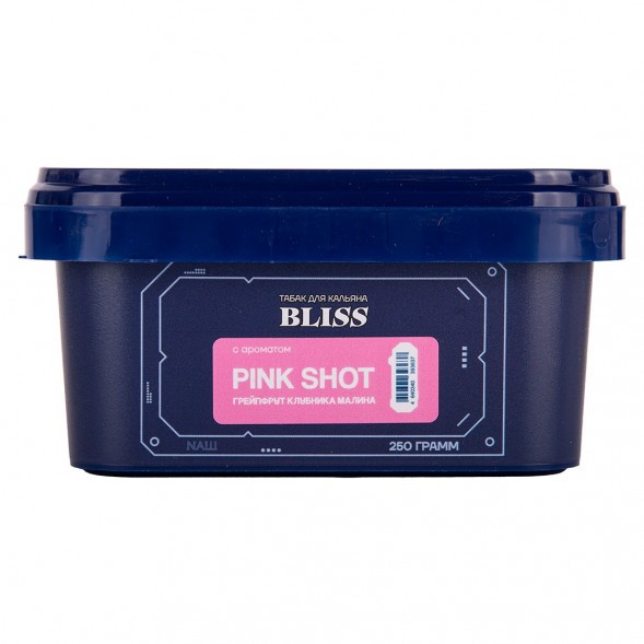 Табак Bliss - Pink Shot (Грейпфрут, Клубника, Малина, 250 грамм) купить в Ижевске