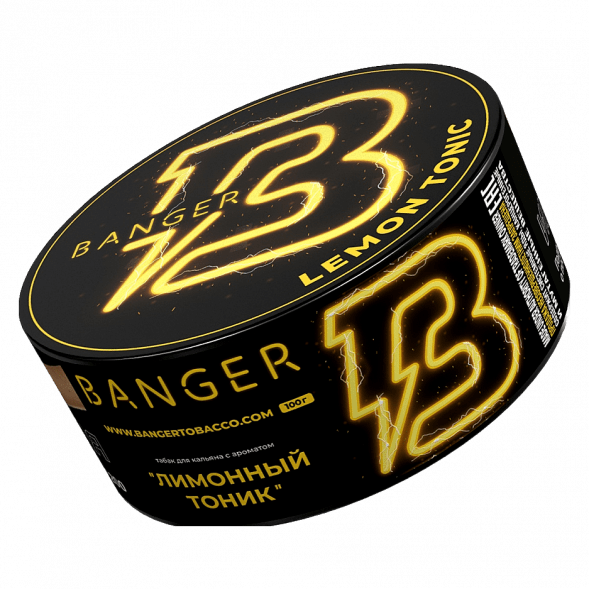 Табак Banger - Lemon Tonik (Лимонный Тоник, 100 грамм) купить в Ижевске