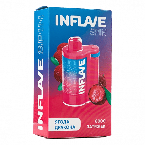 INFLAVE SPIN - Ягода Дракона (8000 затяжек) купить в Ижевске