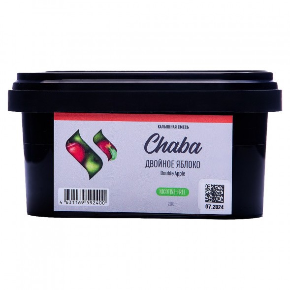 Смесь Chaba - Double Apple (Двойное Яблоко, 200 грамм, Без никотина) купить в Ижевске