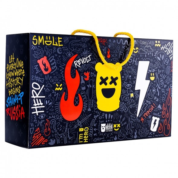 Кальян MISHA Rebel - Revolt Hero Flash (Чёрный Белый, Без Колбы) купить в Ижевске