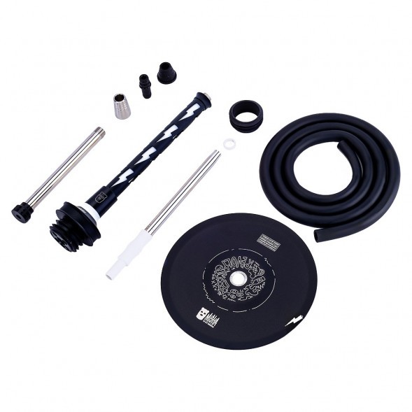 Кальян MISHA Rebel - Revolt Hero Flash (Чёрный Белый, Без Колбы) купить в Ижевске